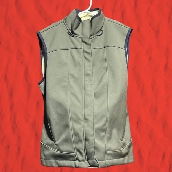 Columbia Womens Convertboard Green VestZip Front - Picture 1 of 8